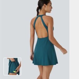 HALARA Softlyzero Athletic Dress in Dragonfly blue. NWT. SIZE LARGE